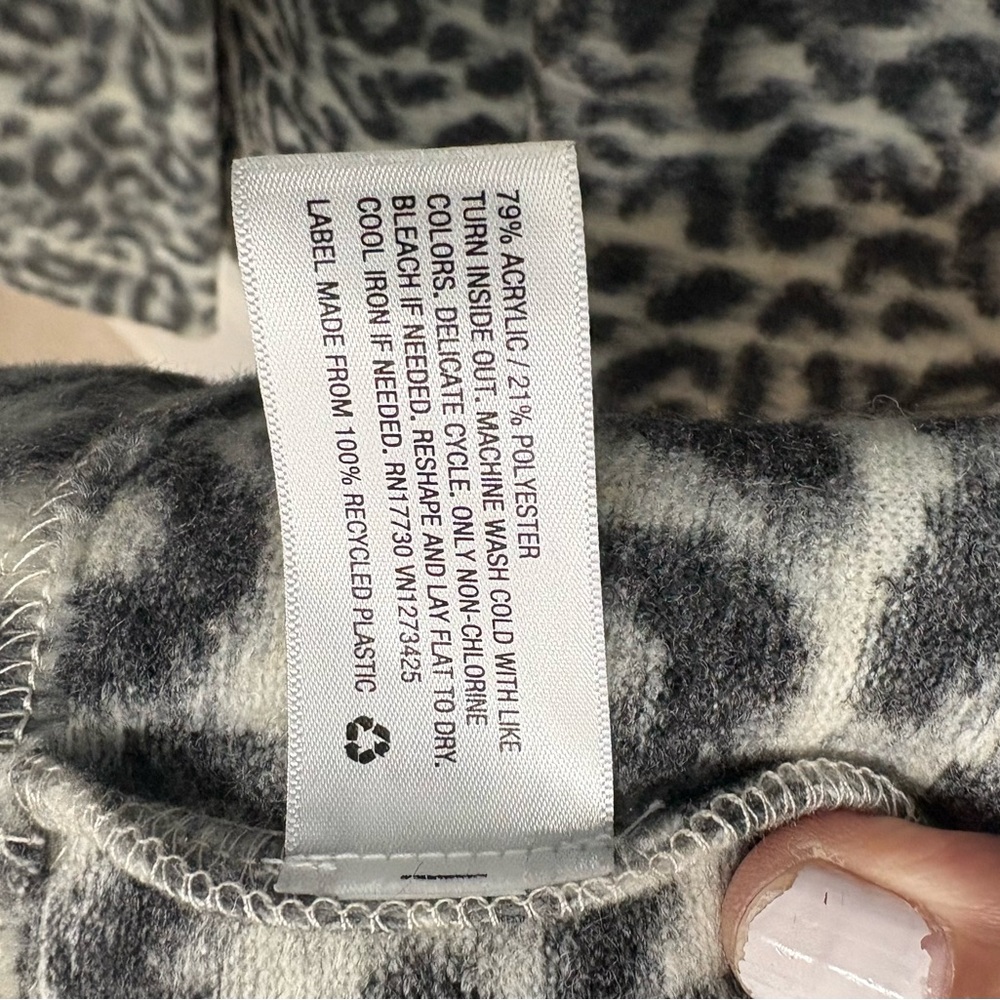 a new day Gray Leopard Print Jacket - Picture 4 of 6